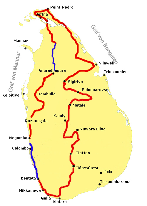 Cycling Route Map